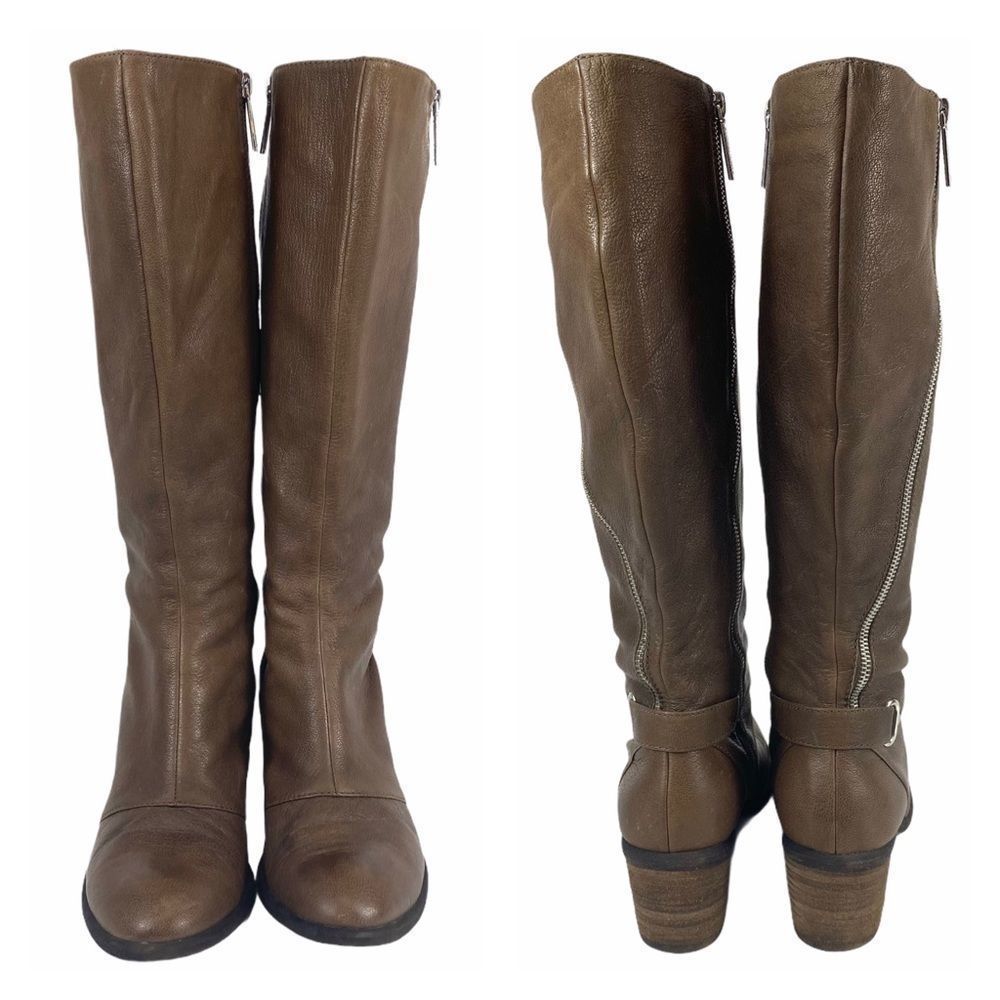 Donald J Pliner Tall pebbled leather 'Dalee' Boot - Picture 9 of 16